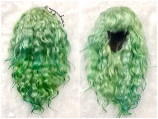 Wig lông dê cho bjd 1/6