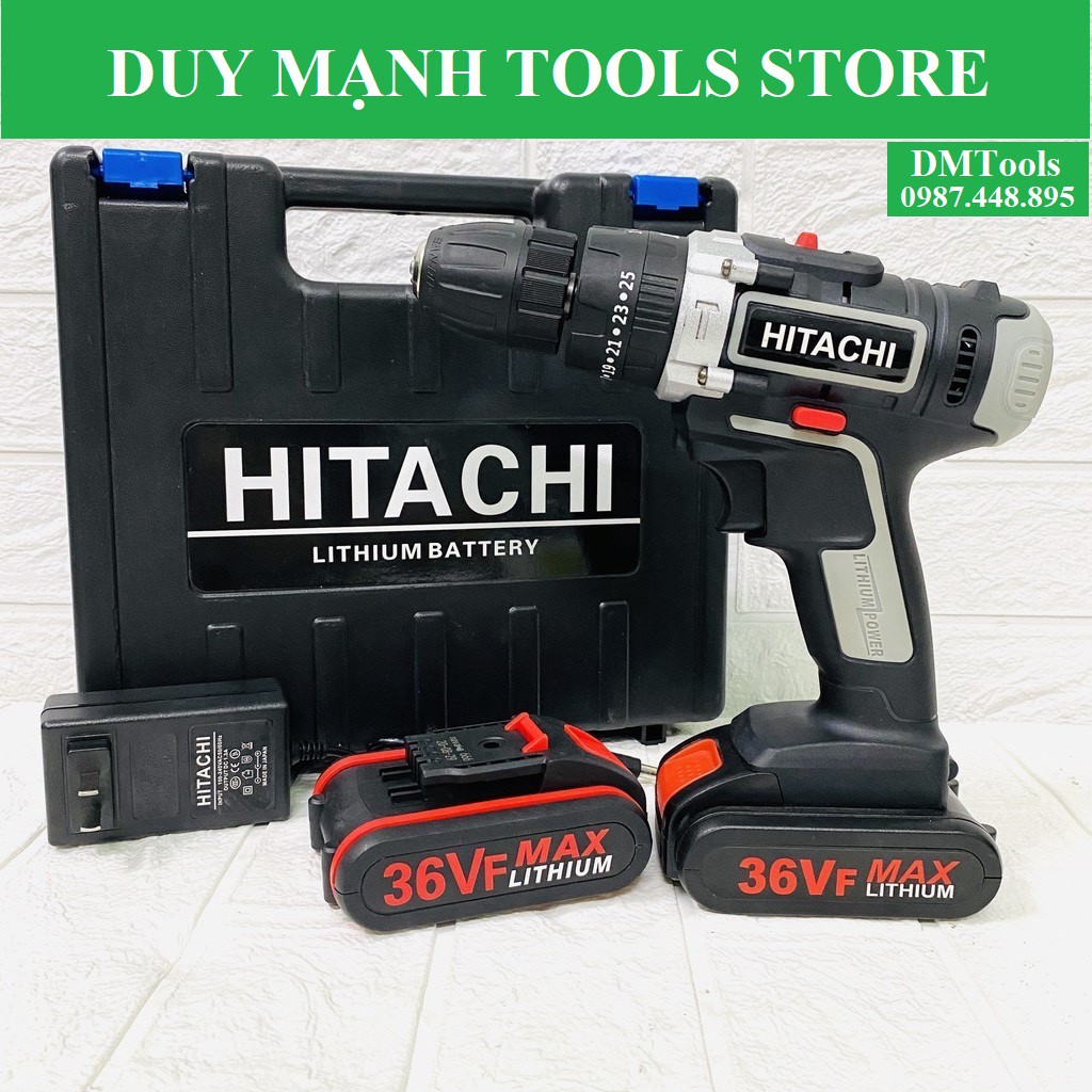 Máy Khoan Pin HITACHI 36v Có Búa