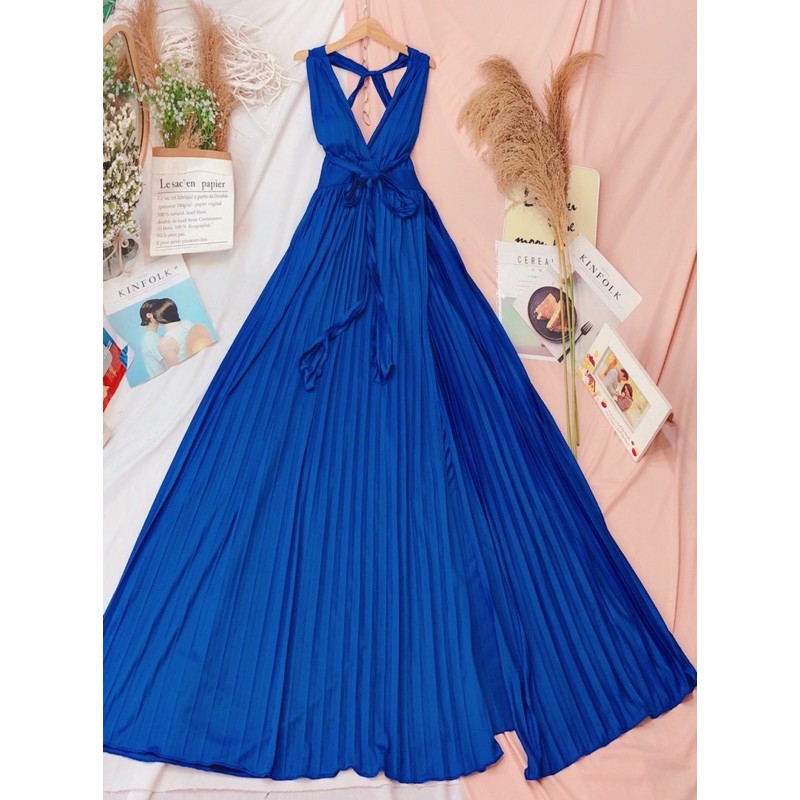 MAXI DẬP LY CAO CẤP CÓ CO GIÃN BA MÀU ĐỎ VÀNG XANH