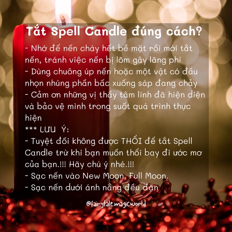 Nến spell STRENGTH | Hỗ trợ tăng sức mạnh, động lực và quyết tâm; tăng lửa, hâm nóng tình yêu