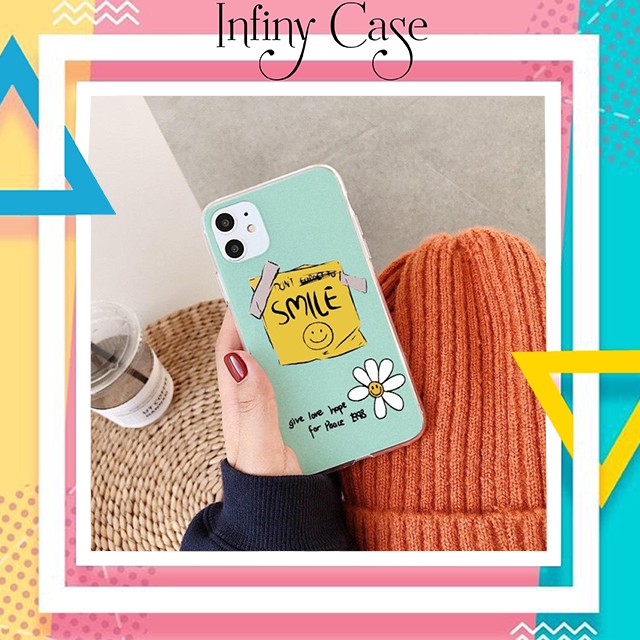 Ốp lưng iphone in hình hoa cúc 6 6S 6Plus 6S Plus 7 8 7Plus 8Plus X XS XSMax 11 11 Pro 11 ProMax - Infinity Case M701