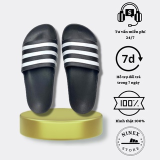 Dép Adidas Quai Ngang Đúc Nguyên Khối Chống Thấm Nước Siêu Nhẹ Màu Đen Trắng Fullbox