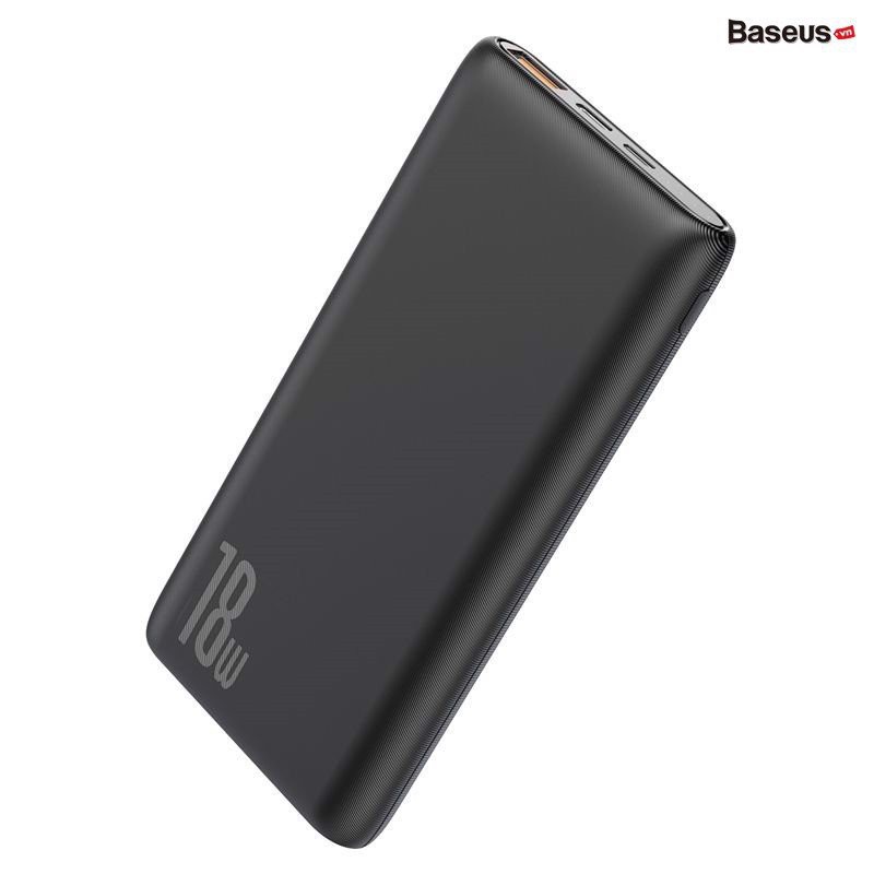 Pin sạc dự phòng 3 cổng 10000mAh QC 3.0 và PD 18W Baseus Bipow - vienthonghn