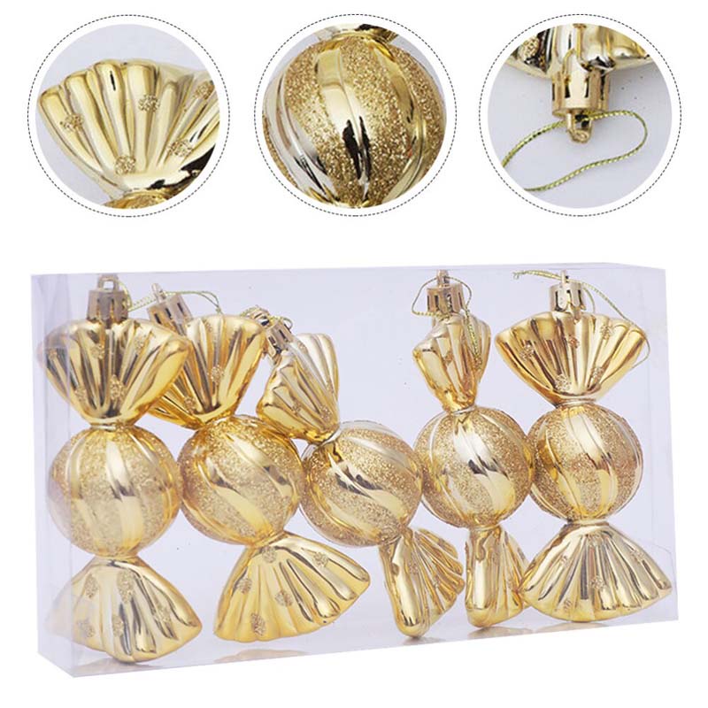 Set 5 phụ kiện treo trang trí cây thông noel