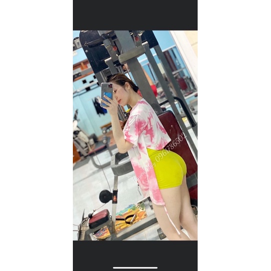 QUẦN ĐÙI TẬP GYM BASIC LƯNG CAO SIÊU TÔN DÁNG