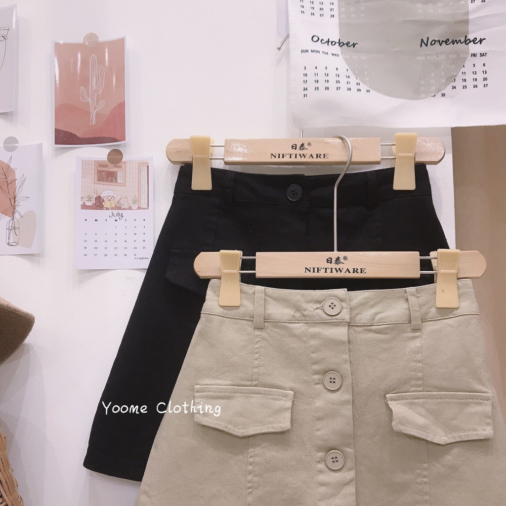 [Mã FAXANH55 giảm 10K đơn 50K] Quần giả váy kaki khuy xẻ đùi [ ẢNH THẬT SHOP CHỤP] | BigBuy360 - bigbuy360.vn