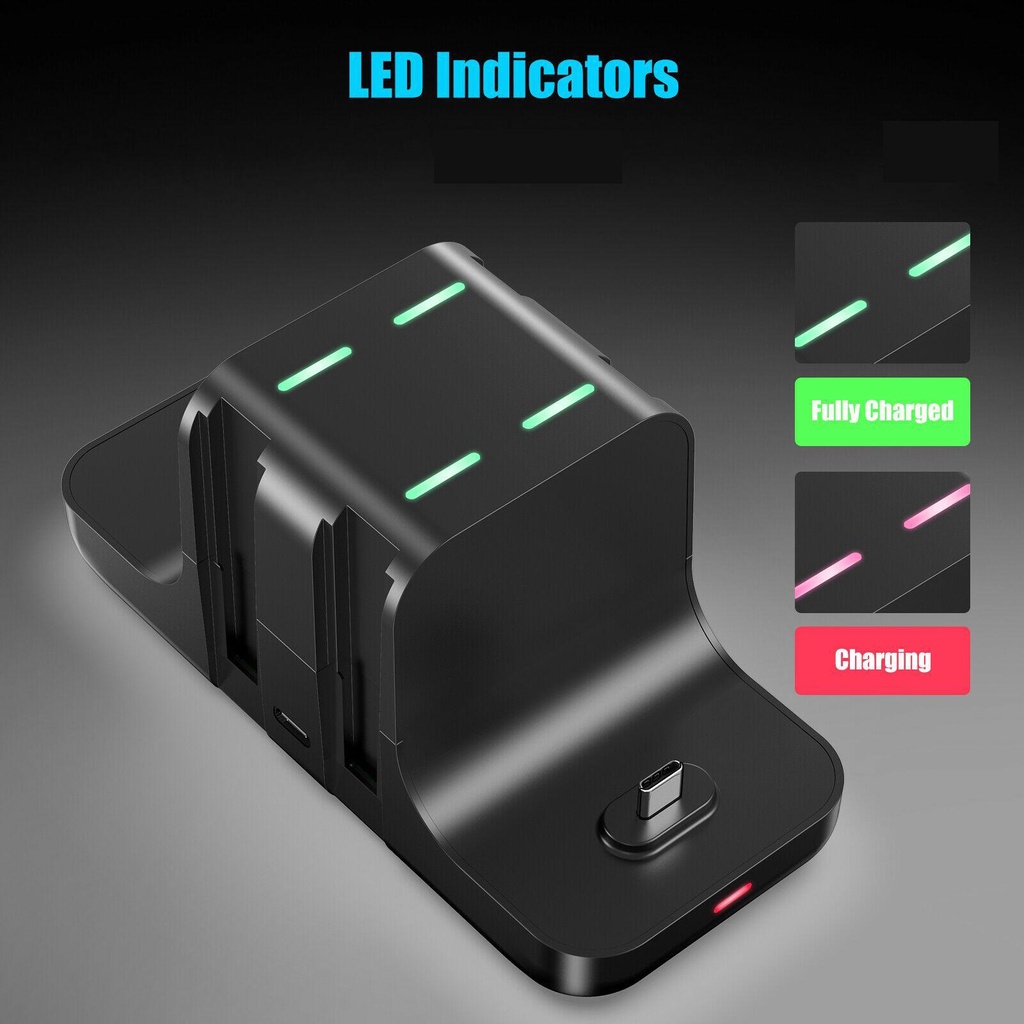 BTLIMER Dock Sạc Cho Máy Chơi Game Nintendo Switch
