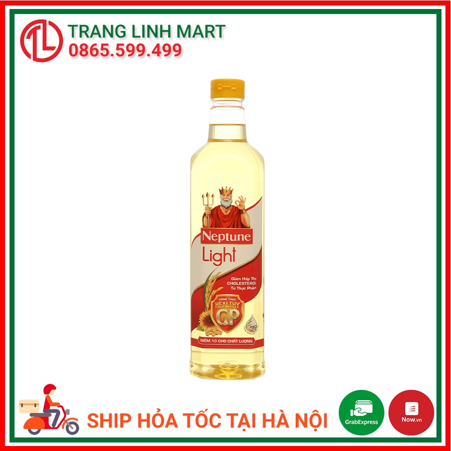 Dầu ăn thượng hạng Neptune Light chai 1 lít