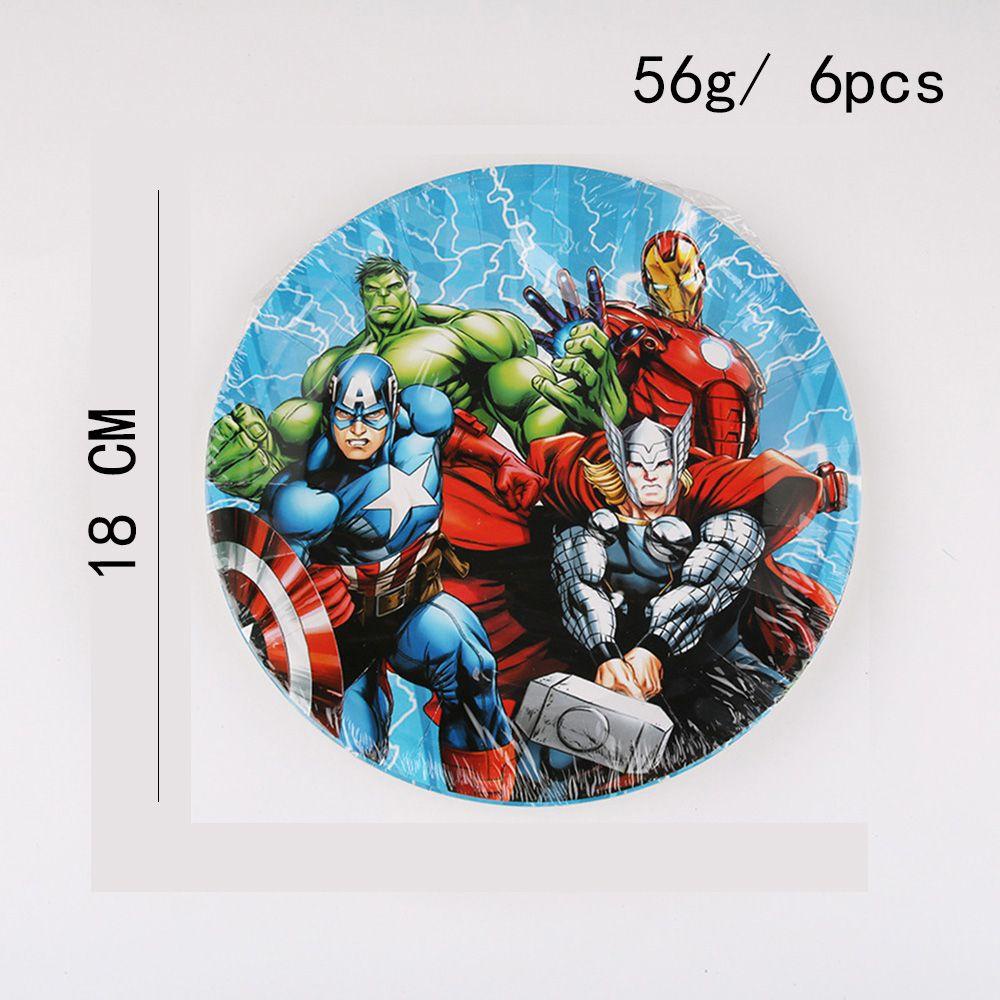 Bộ Cốc Giấy Dùng Một Lần In Hình Iron Man Marvel