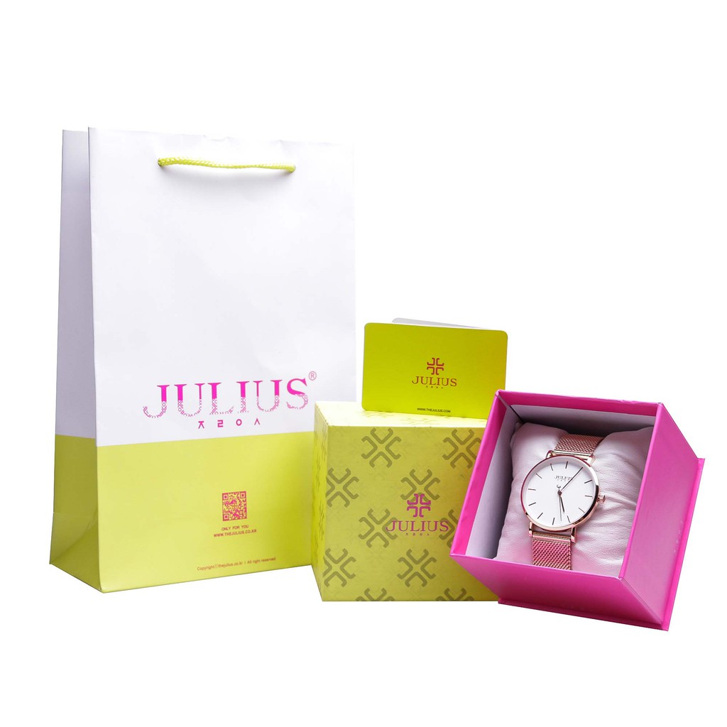 Đồng hồ nam JA-1164MC Julius Hàn Quốc dây thép