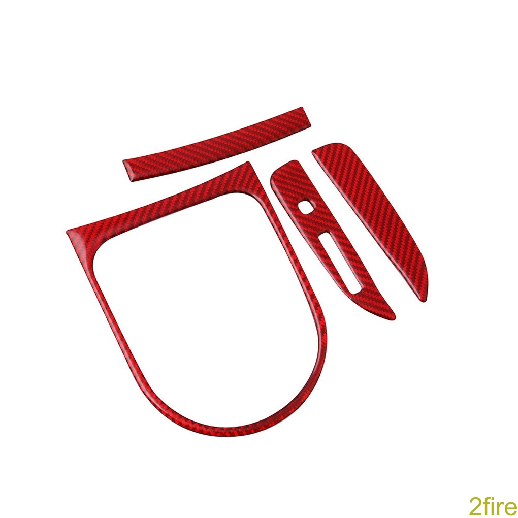 ![3x]![3 Pack]![3Pcs]![3X]![Pack of 3]![3-piece] [Carbon Fiber] [Center Console] *[Gears Shift Frame