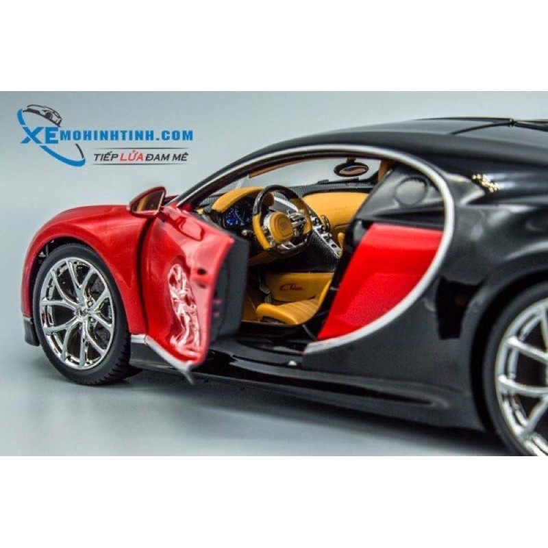 Xe Mô Hình Bugatti Chiron 1:18 Bburago (Đỏ)