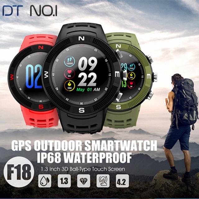Đồng hồ thông minh No.1 F18 Smartwatch chống nước IP68