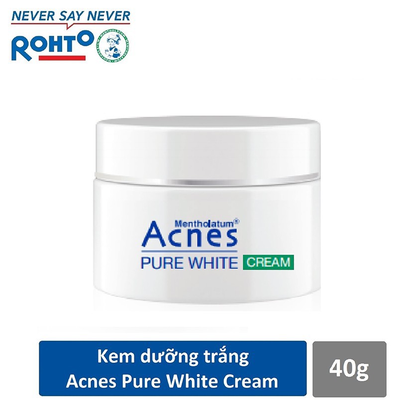 KEM DƯỠNG TRẮNG DA ACNES PURE WHITE CREAM 40G CHÍNH HÃNG - 7202