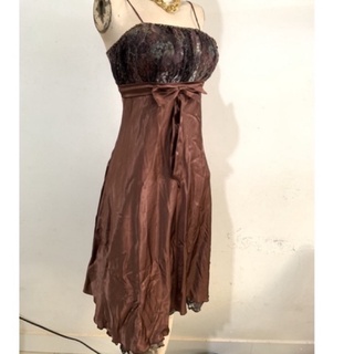 ĐẦM DÂY LỤA PHỐI REN THAnh LÝ SIZE M
