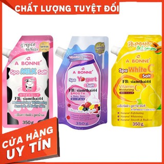 Muối tắm A Bonne Thái Lan có vòi 350g (sữa bò, yogurt trái cây, chanh)