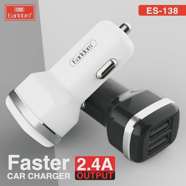 Tẩu Sạc OTO Chính Hãng Earldom ES 138 Dùng Được Cho Các Loại Xe Máy
