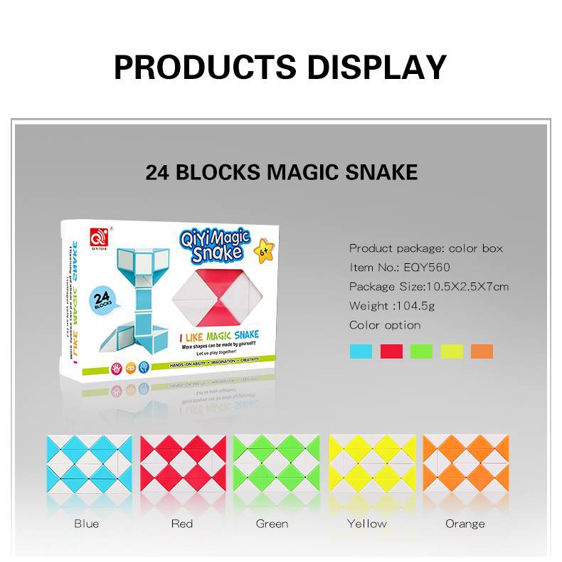 Rubik Rắn QiYi 24 đoạn 36 đoạn 48 đoạn QiYi Snake