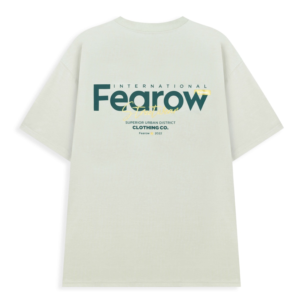 Áo thun nam nữ local brand unisex Fearow Multifont / Màu Xám Sáng - FW165