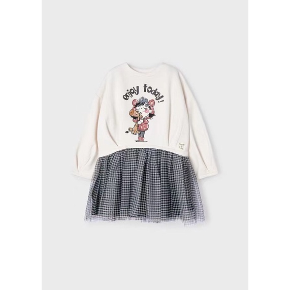 XD- Váy Mayoral phối chân voan size 2y-9y