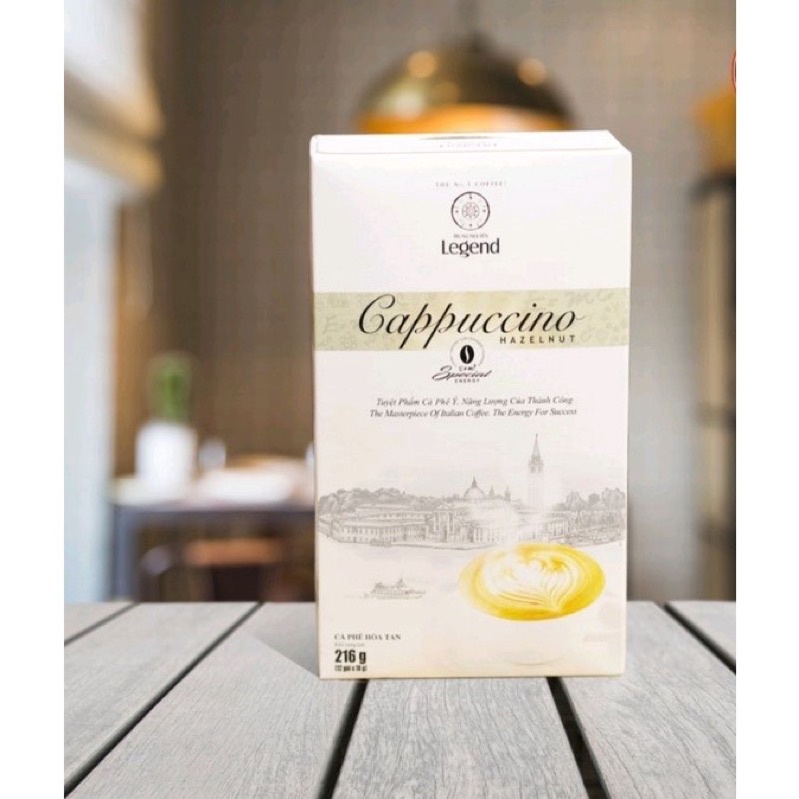 Cà phê G7 Cappuccino hoà tan - Cafe Trung Nguyên hộp 216g 12gói