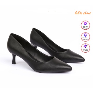 Giầy nữ công sở cao gót 5p da mềm cao cấp