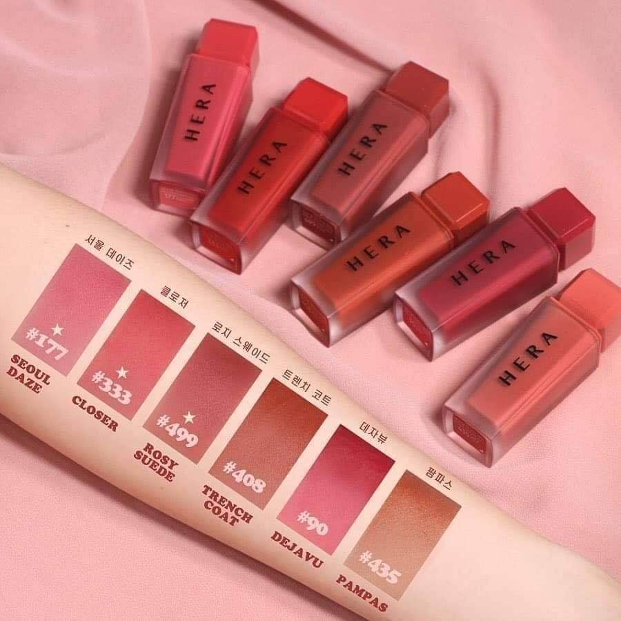 Son Kem Lì Hera, Son Hera Jennie, Sensual Powder Matte (có sẵn-freeship)