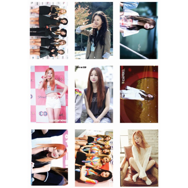 Lomo card 45 ảnh thành viên EXID - SOLJI