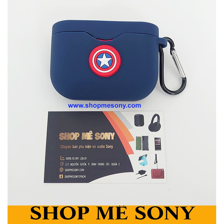 Case silicon Sony WF-1000XM3 hình siêu anh hùng - Ốp bảo vệ WF 1000XM3