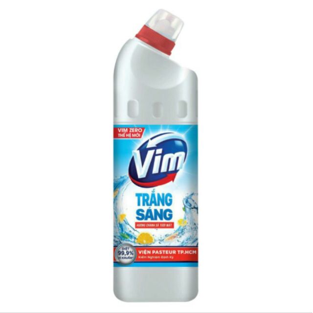 Nước Tẩy Rữa Bồn Cầu Vim Chanh Sả 870ML