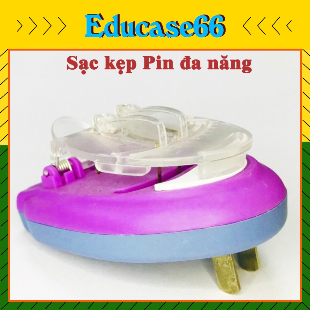 Sạc đa năng chân kẹp điện thoại 1 ĐỔI 1 NOKIA, SAMSUNG ,V....V educase66