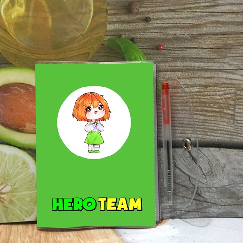 Sổ tay Hero Team (Tặng kèm cây bút viết) Mẫu 03