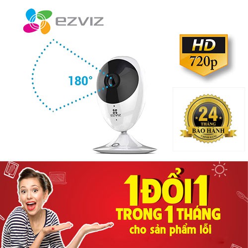 Camera Wifi HD EZVIZ C2C Panoramic 1080P (CS-CV206-(A0-1B2W2FR))