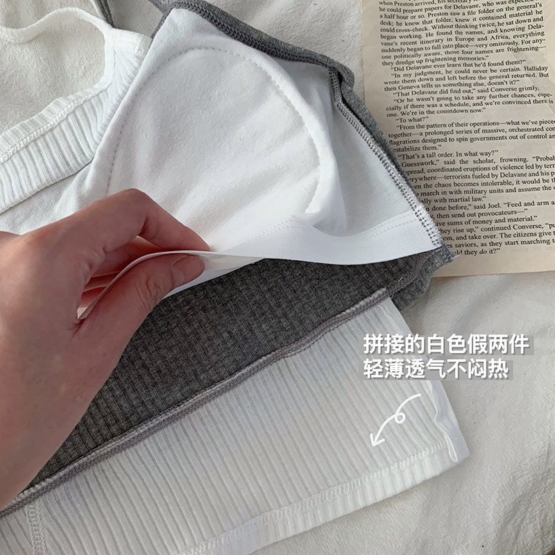 Áo Lót Thể Thao Không Phai Màu Thiết Kế Giản Dị Dành Cho Nữ