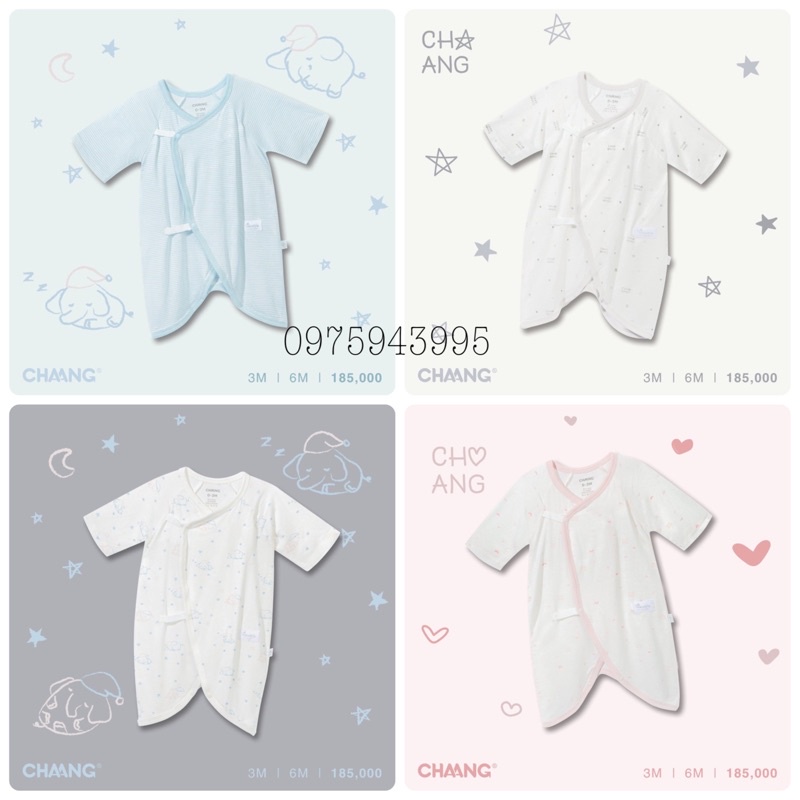 Body cộc tay Yukata Chaang - BST sơ sinh Dreamy Chaang