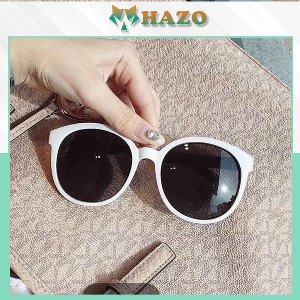 Mắt Kính Thời Trang Trắng Tròn Hot Girl Mùa Hè Hot Trend - Hazo