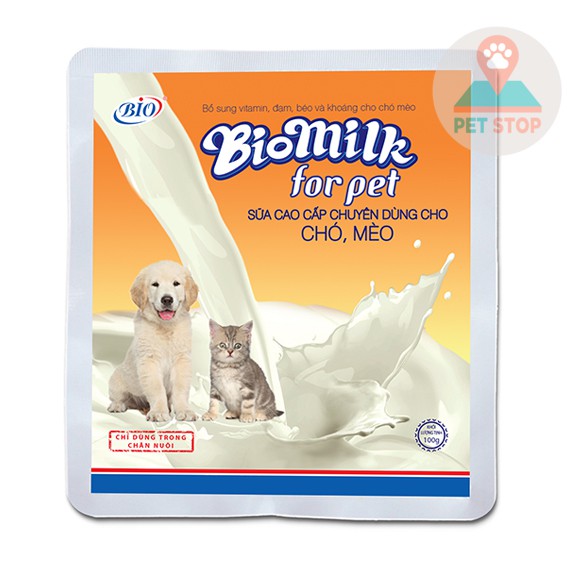 Sữa Bio cho chó mèo 100g