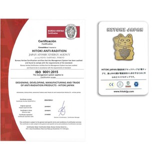 Miếng Dán Điện Thoại Mèo Thần Tài Ngăn Bức Xạ Điện Từ Hitoki -Số 1 Tại Nhật Bản - Bảo Vệ Sức Khỏe Não Bộ