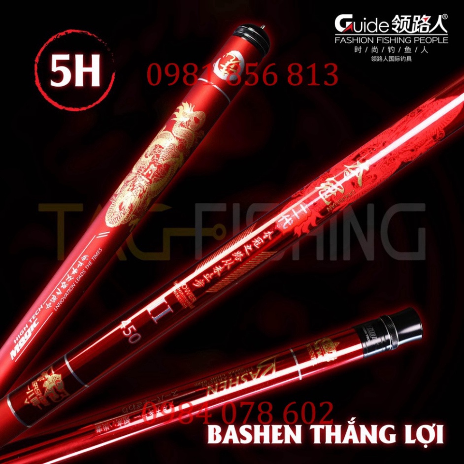 hot sale Cần Câu Tay Guide Bashen Thắng Lợi Đỏ 5H - uy tín - sale