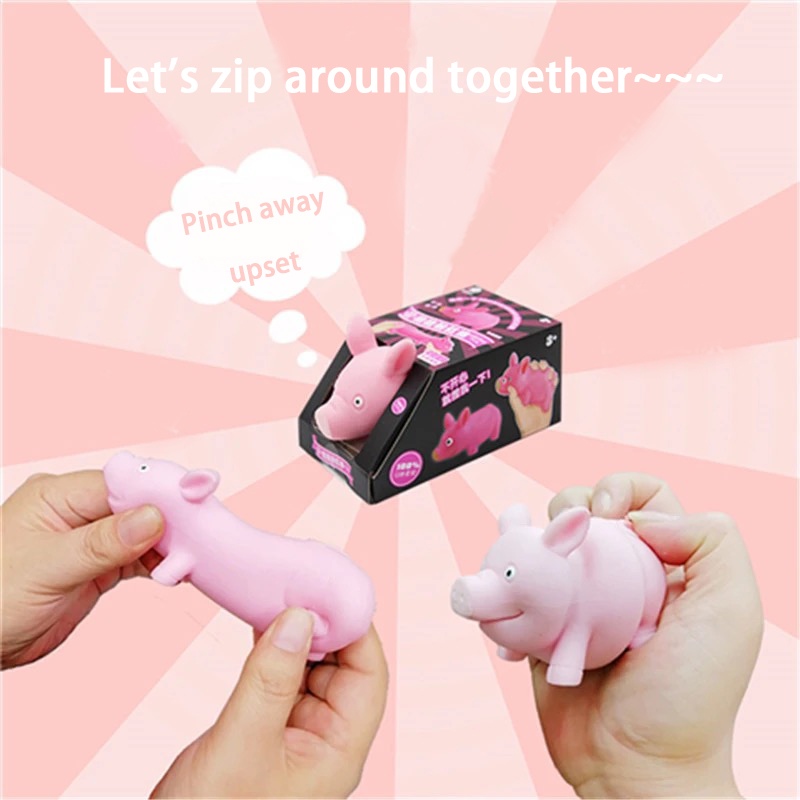 Đồ Chơi Squishy Hình Con Heo Đáng Yêu Giúp Giảm Căng Thẳng