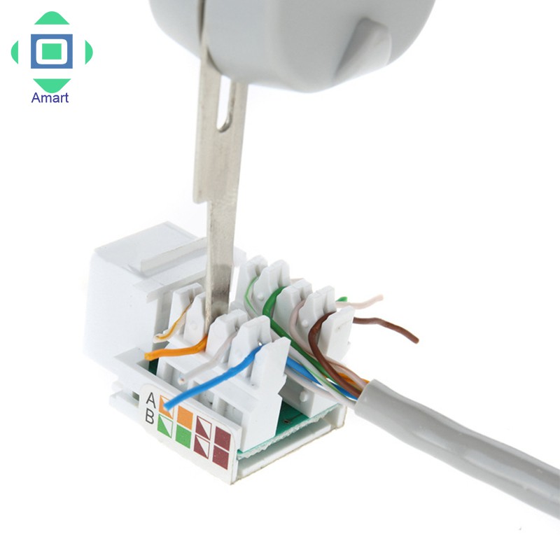 Dụng cụ nhấn cáp mạng phụ hợp cho cáp RJ11 Ethernet LAN RJ45