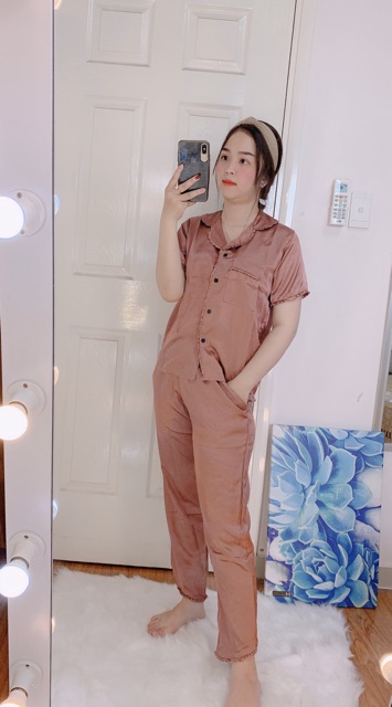 Đồ bộ pijama Phi Bèo - Tay ngắn quần dài 40-60kg