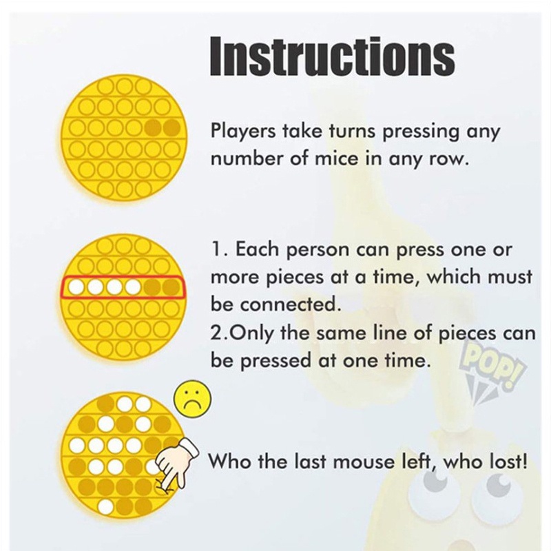 Pop it fidget toy giá rẻ Đồ Chơi Bóp Bóng Cầm Tay Giúp Giảm Căng Thẳng Hiệu Quả