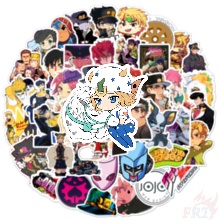 ❉ JoJo's Bizarre Adventure - Series 06 Anime Stickers ❉ 50Pcs/Set Fashion DIY Waterproof Decals Doodle Stickers