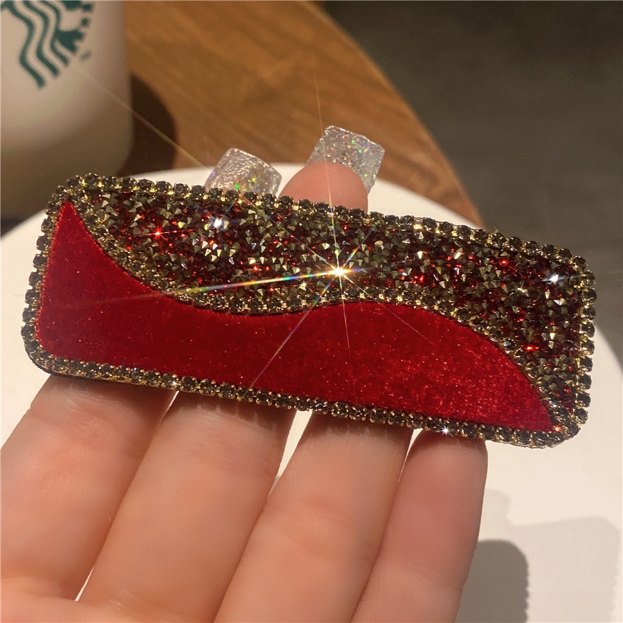 Kẹp tóc đính đá kim cương giả phong cách Nhật Hàn thời trang cho nữ