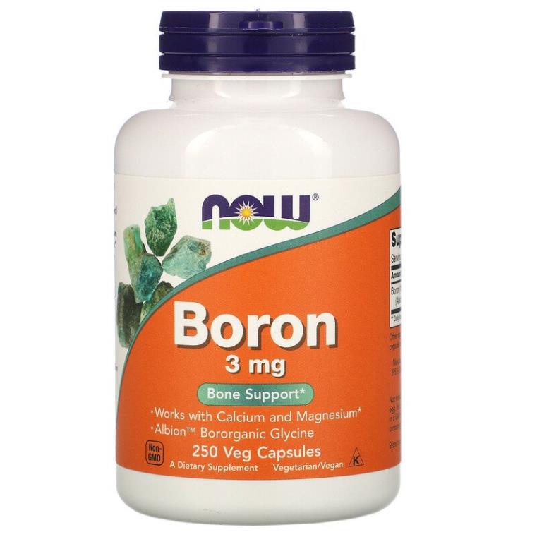 BORON Viên Uống Tăng Cường Sức Khỏe Nam Giới, Tăng Testosteron Now Boron 3mg