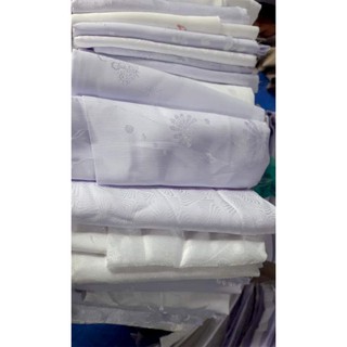 1 KÝ VẢI KHÚC MÀU TRẮNG (VOAN/LỤA/GẤM)  - MAY ĐỒ NGỦ, MẶC NHÀ, LÀM VẢI VIỀN, TẬP MAY, ĐỒ CHO BÉ, MAY ĐỒ CỘT TÓC...