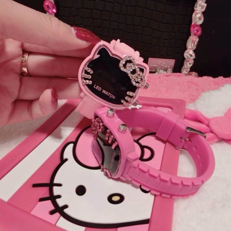 Đồng Hồ Xinh Xắn Hình Hello Kitty Cho Bé Gái | BigBuy360 - bigbuy360.vn