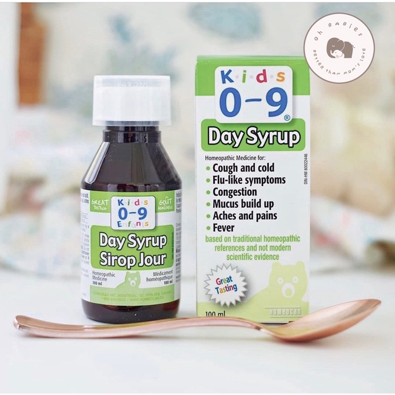 Siro Ho Và Cảm Lạnh Cough &amp; Cold Syrup For Kids cho bé SS - 9y Hàng nội địa Canada [OH BABIES]