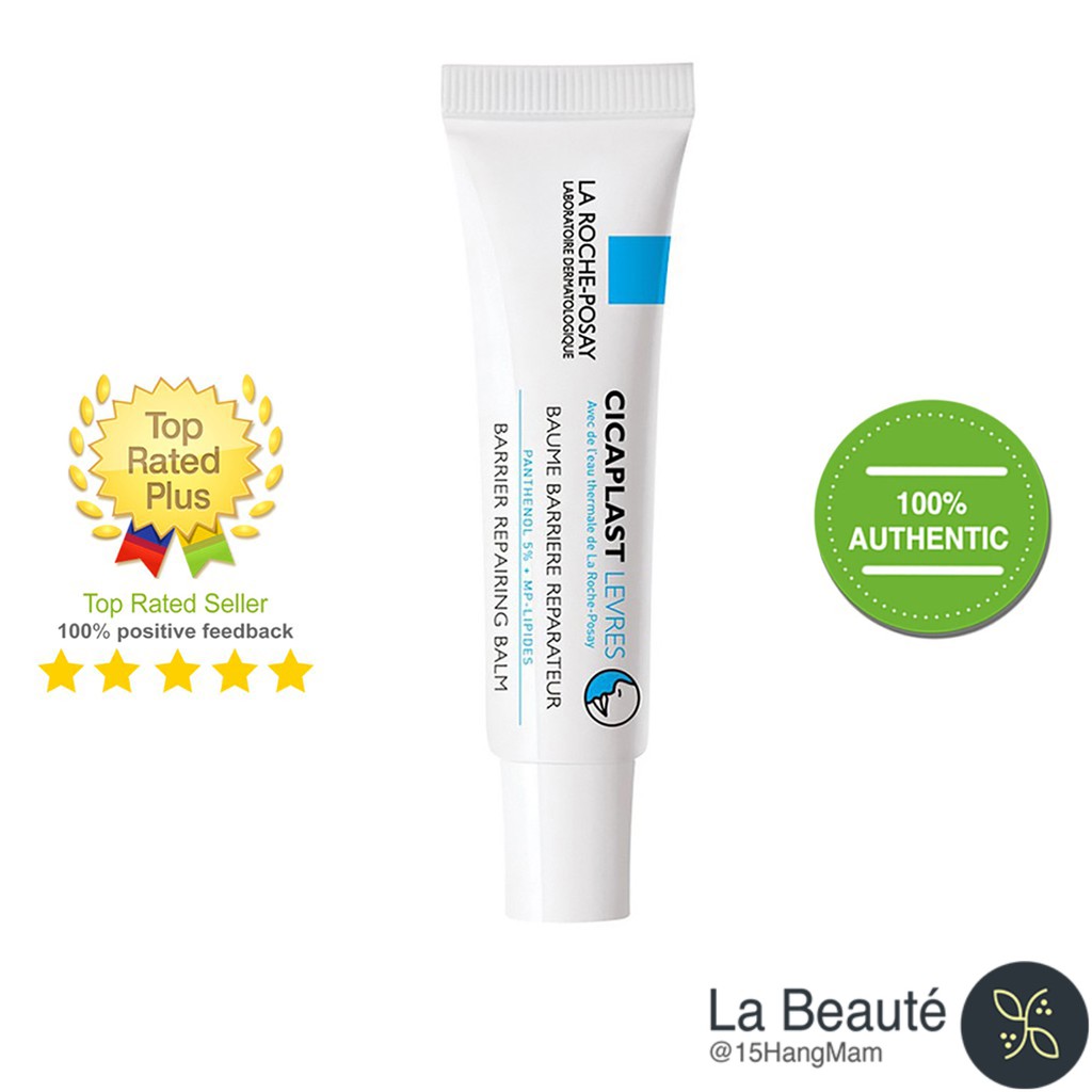 La Roche-Posay Cicaplast Levres - Kem Dưỡng Cho Vùng Da Môi Khô Nẻ 7,5ml [L'oreal Việt Nam - DKSH Phân Phối]